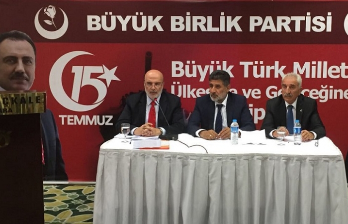 Ahmet Yelis BBP Genel Merkezinin düzenlediği 